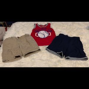 Boys shorts and tank top.  Size 2T